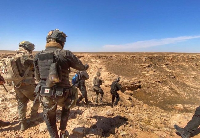 مكافحة الارهاب يحكم الطوق على ما تبقى من داعش في جبال مخمور