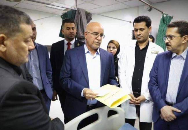 وزير الصحة يتفقد المؤسسات الصحية في محافظة  ميسان