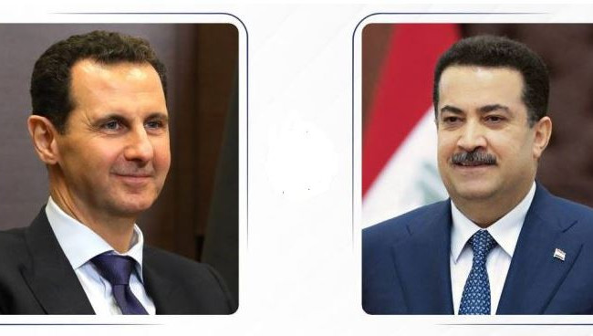 رئيس الوزراء يبحث مع الأسد أهمية رفع مستوى الشراكة المثمرة بين العراق وسوريا