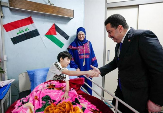 رئيس الوزراء: مستشفيات العراق ومنشآته الطبية في خدمة أهلنا الفلسطينيين