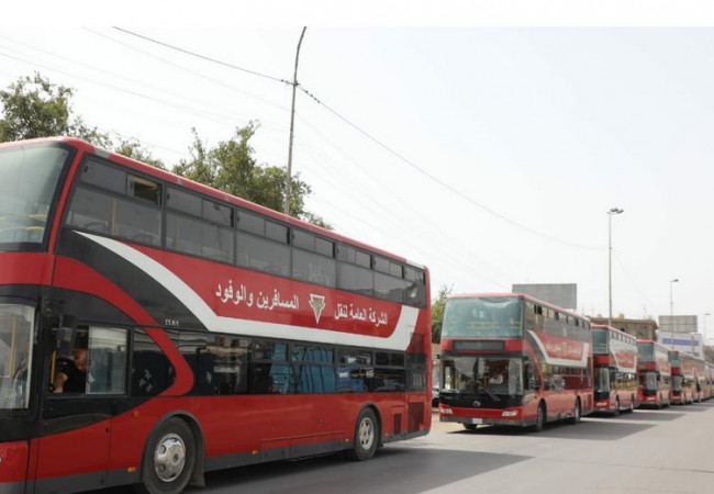 النقل تعلن قرب افتتاح خطوط جديدة للنقل الجماعي في بغداد