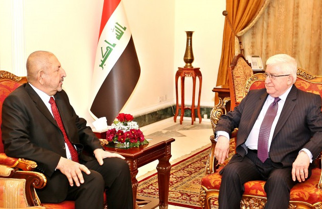 معصوم يستقبل سفير العراق بالرياض ويؤكد الالتزام بالانفتاح على دول الجوار