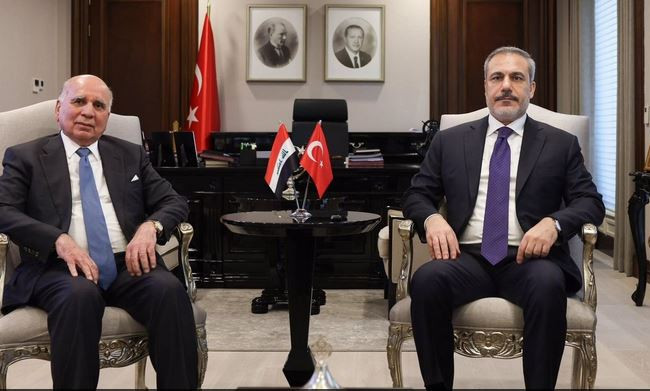 وزير الخارجية ونظيره التركي يناقشان زيارة أردوغان المرتقبة إلى العراق