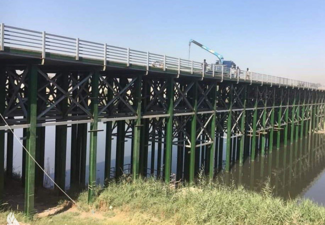 الإعمار تعلن إنشاء جسر ثالث على نهر ديالى في الرستمية