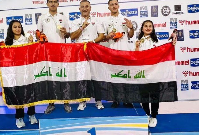 اوسمة جديدة للرماية العراقة في البطولة العربية بتونس