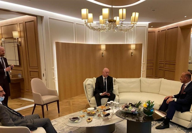 درجال يدعو رئيس فيفا لزيارة العراق