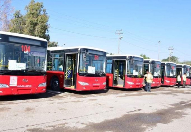 محافظة كربلاء تشهد انطلاق النقل العام وتبدأ بخمسة خطوط
