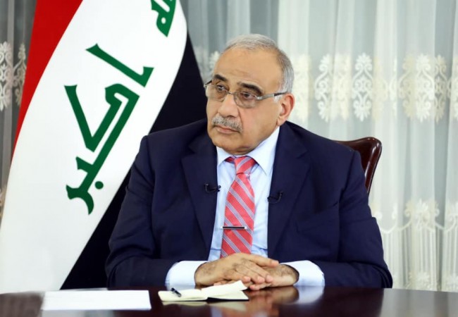 السيد عادل عبدالمهدي يرفض بشدة ويدين ما نشرته صحيفة الشرق الاوسط من رسم مسيء الى المرجعية الدينية والشعب العراقي