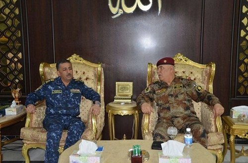 عمليات بغداد والشرطة الاتحادية تبحثان تطوير العمل الامني في العاصمة