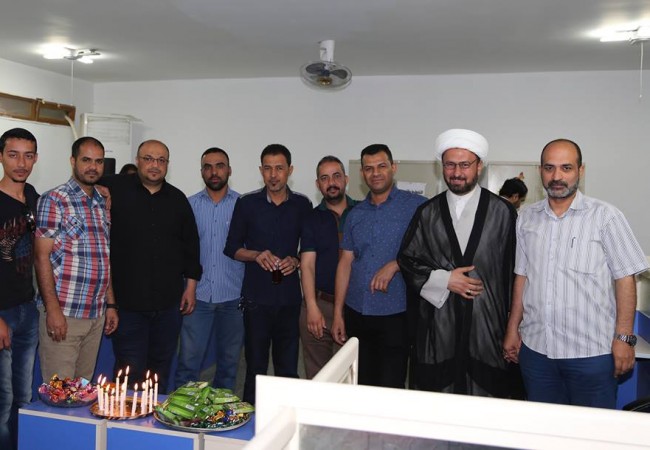 الشعائر الحسينية تحتفل بولادة الزهراء (عليها السلام  )