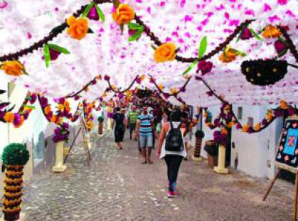 البرتغال تقيم مهرجانًا للورود