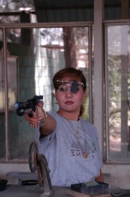 تحطيم رقم عراقي بفعالية المسدس الهوائي للسيدات