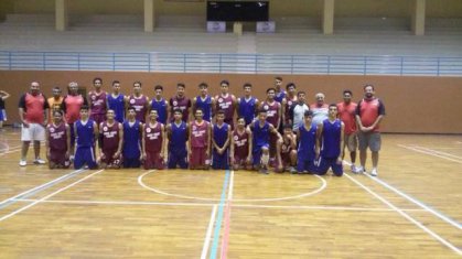 سلة الناشئين تتفوق على نادي “جمس” الاندونيسي