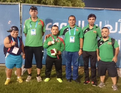 العراق يختتم مشاركته في عالمية الدوحة بالذهب ويحطم الرقم القياسي العالمي برمي الثقل