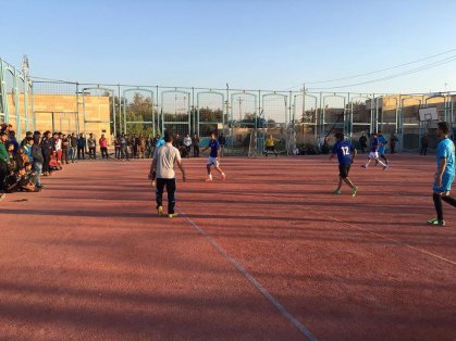 شباب ورياضة بابل تجري بطولة شعبية بخماسي الكرة