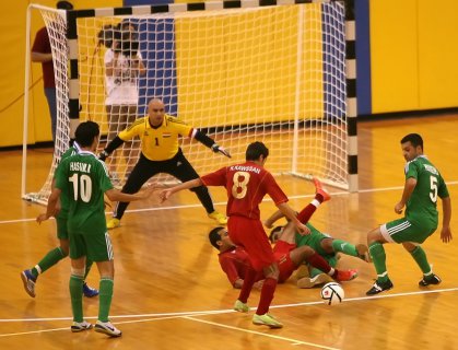 منتخب كرة الصالات يخسر وديا امام نظيره اللبناني