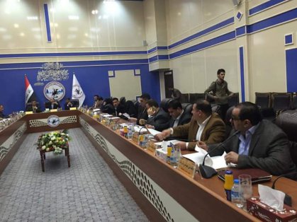 مجلس محافظة صلاح الدين يصوت على الهيكلية الجديدة لمديرية شباب ورياضة المحافظة