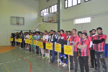 أفتتاح بطولة كأس مديرية شباب ورياضة ديالى بخماسي الكرة