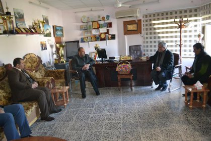 محافظ النجف الاشرف يناقش مع مديرية الشباب والرياضة نقل الصلاحيات