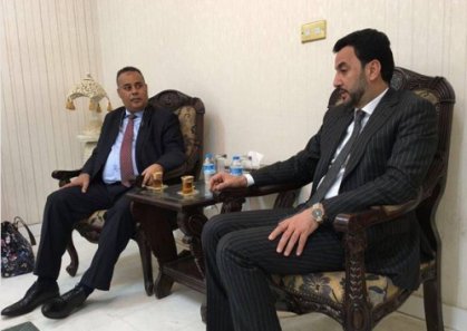 عبطان يبحث مع ممثل الجامعة العربية تعزيز مشاركة العراق بالأنشطة الشبابية