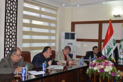 رئيس بعثة العراق للأولمبياد العالمي يجتمع برؤساء الاتحادات المركزية المشاركة بمنافساته