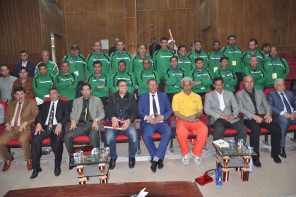 اختتام دورة تدريبية كروية واقامة بطولة بخماسي الكرة في بابل