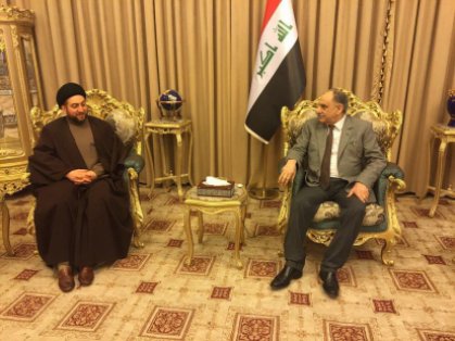 الحكيم يلتقي المطلك والعامري  ويبحث توحيد الجهود لمحاربة الفساد والاستعدادات لتحرير الموصل