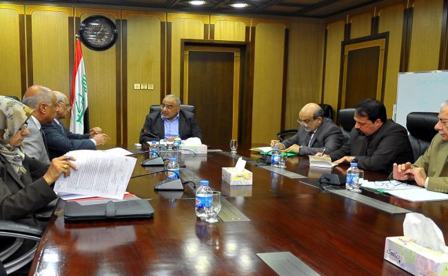 وزير النفط يؤكد اهمية دور الرقابة المالية في بناء مؤسسات الدولة