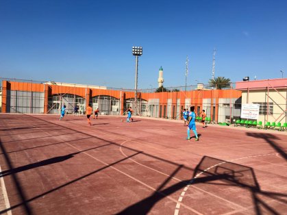 بطولتان بخماسي الكرة في مديرية شباب ورياضة الكرخ واستعراض لابرز الانشطة