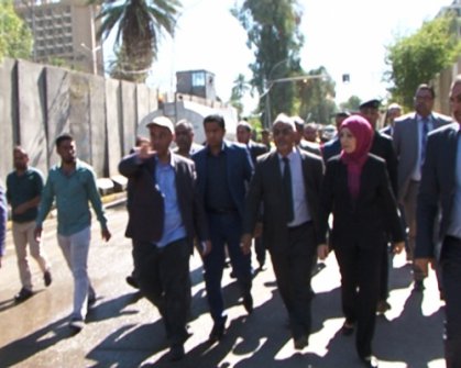 اعادة تأهيل شارع يافا في بغداد