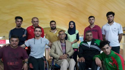 الامين العام يزور تدريبات اربعة اتحادات بارالمبية