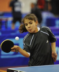 المركز الوطني لرعاية الموهبة الرياضية اولا  باختبارات الطاولة