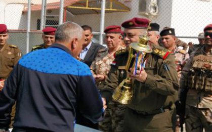 فريق الكلية العسكرية يحرز لقب بطولة الجيش بخماسي الكرة