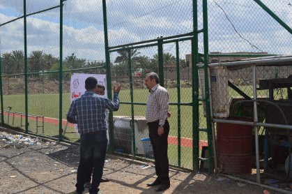 لجنة النظر بالطعون تجري الكشف الموقعي على منشآت  نادي البياع لاعادة النظر بقرار الالغاء