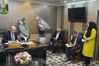 الرصافة الثانية توعز بتشكيل لجان قطاعية لاصدار البطاقة الذكية (الكي كارد) لمنتسبي المديرية