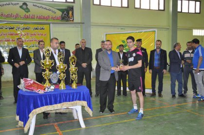 فريق شرطة ديالى يحرز لقب بطولة خماسي الكرة