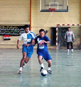 فريق شرطة ديالى يحرز لقب بطولة خماسي الكرة