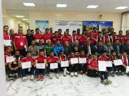 المركز الوطني لرعاية الموهبة الرياضية يحتضن ختام الدورة التدريبية فئة D