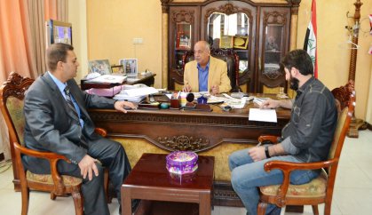 مدير عام الدراسات وتطوير الملاكات يبحث المحاور الاساسية لدورة تطوير الملاكات المشرفة على المنشآت الرياضية