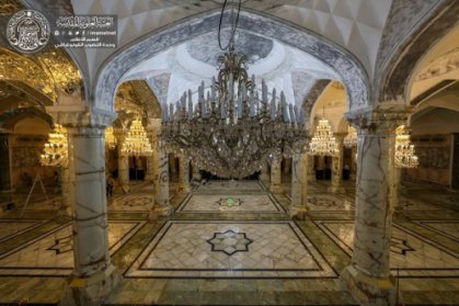 افتتاح الجزء العبادي لصحن فاطمة الزهراء {ع} في العتبة العلوية المقدسة