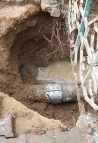 إزالة التجاوزات على الخط الرئيس الناقل للماء من مشروع الكرخ