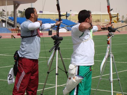 منتخبنا الوطني بالقوس والسهم يحط رحاله في مدينة مراكشوسط اهتمام مميز