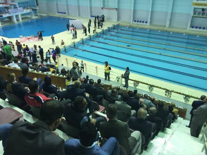 اتحاد السباحة يثمن دور وزارة الشباب والرياضة باستثمار مسبح الشعب الاولمبي