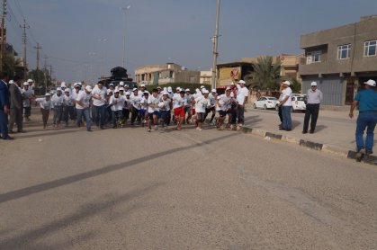 شباب ورياضة الديوانية تنظم مارثون بيوم الرياضة العالمي