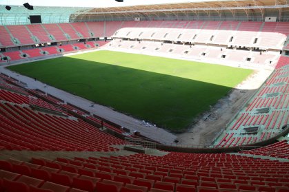 نسب أنجاز متقدمة في الشارع المؤدي الى ملعب كربلاء الدولي