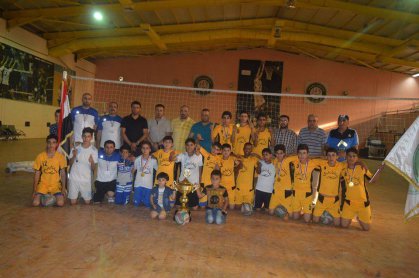 منتدى حي النصر يحرز لقب بطولة نحو الابداع بكرة الطائرة