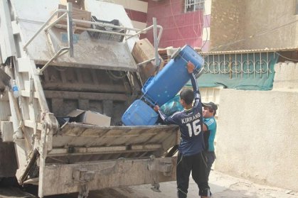 أمانة بغداد: إلغاء مواقع تجميع النفايات المؤقتة على الشوارع والأزقة