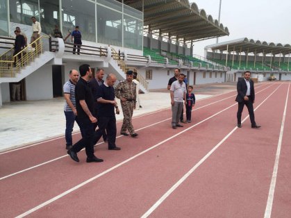 عبطان يطلع على الاعمال النهائية لملعب عفك ويوعز بأفتتاحه نهاية آيار الجاري