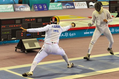 منتخب المبارزة يحرز وسامين ذهبيين ودرع بطولة الجلانج في جاكارتا