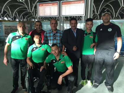 منتخب سباحة الباراولمبية يصل فرانكفورت ويباشر معسكره التدريبي